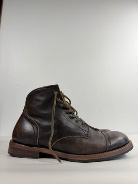 Freebird by Steven Men's Prison Boots Size 13 Leavenworth Brown Leather Boots